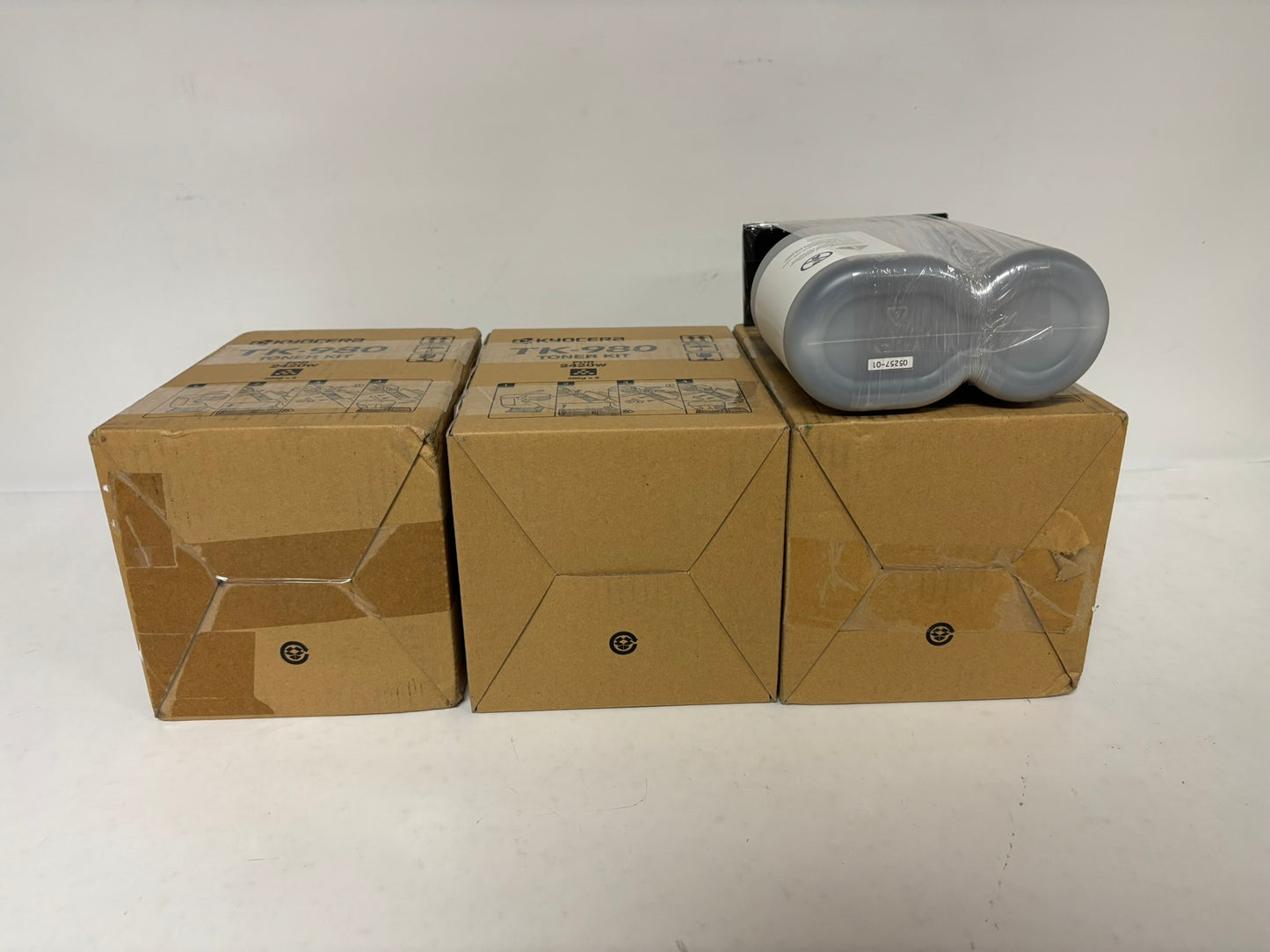 OEM Kyocera TASKalfa 2420w Black Toners TK-980, 1T05J00US0 (Total of 5 Toner Bottles)