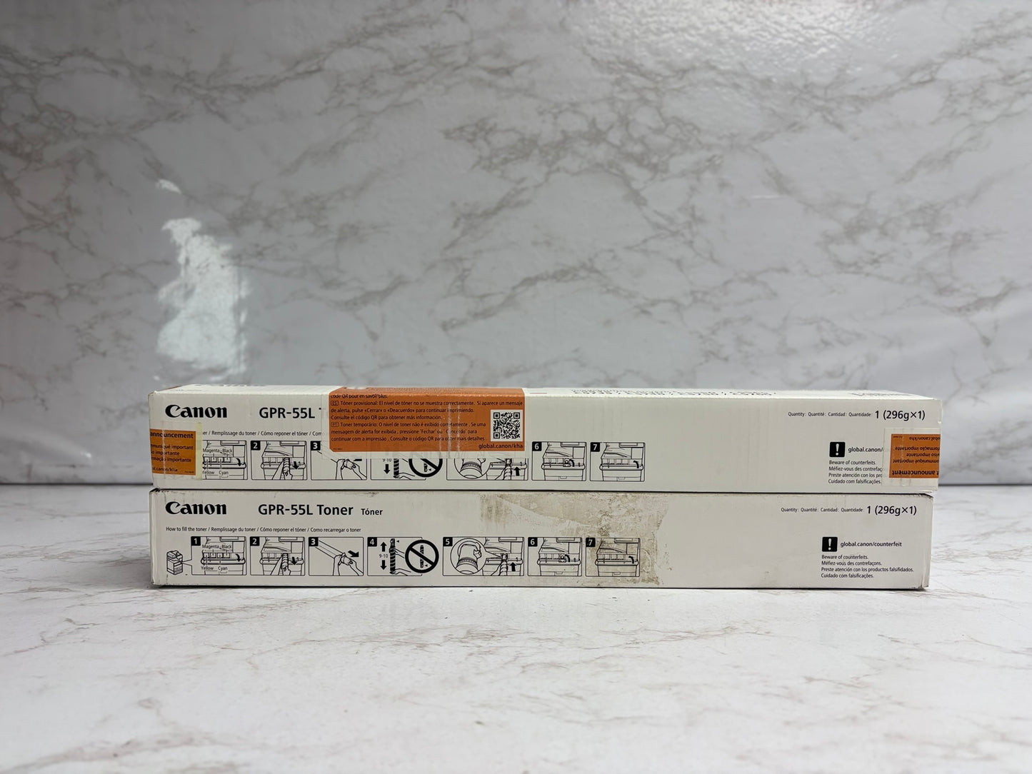 2 Genuine Canon IR C5535,C5540,C5550,C5560 GPR55L, GPR-55L Magenta Toners