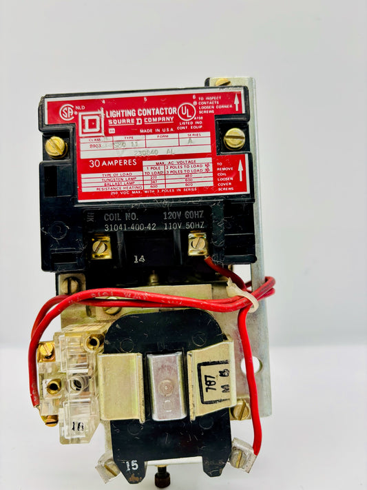 Square D 8903SM011 Lighting Contactor
