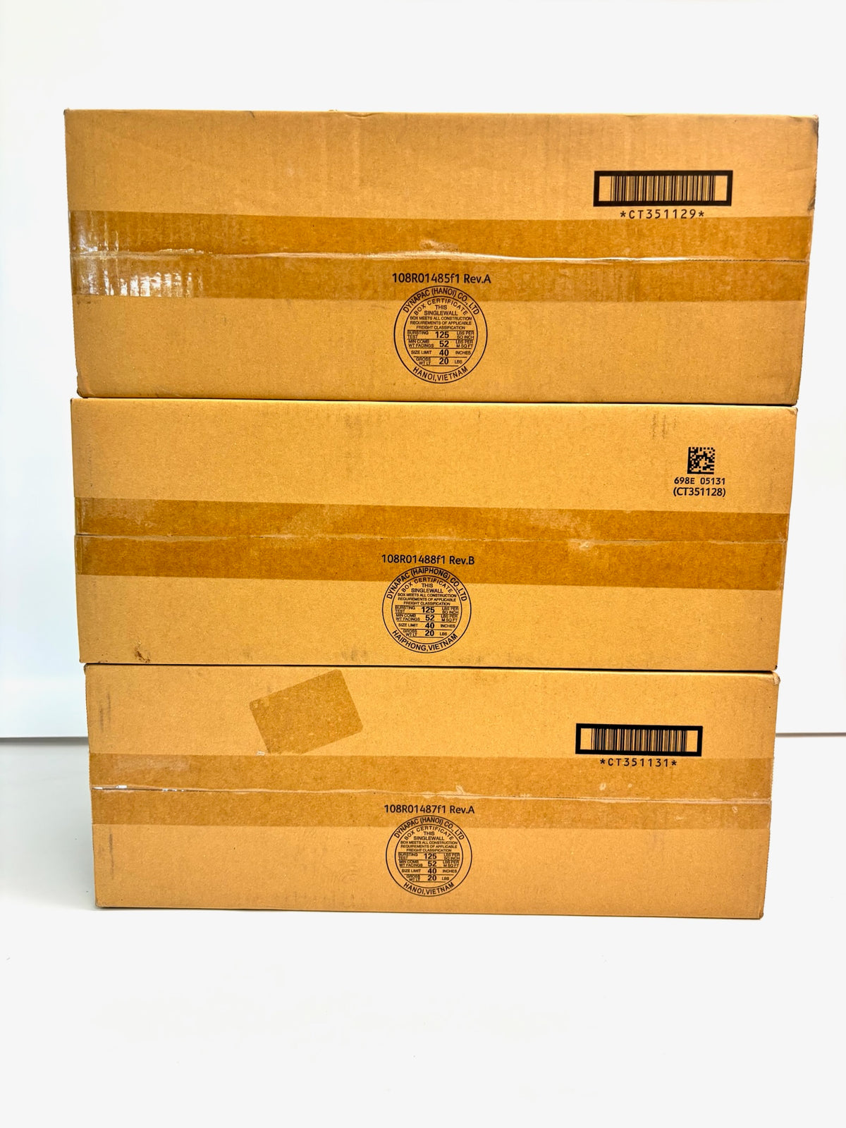 3 Genuine Xerox VersaLink C600, C605 CYK Drum Cartridge 108R01485, 1487, 1488