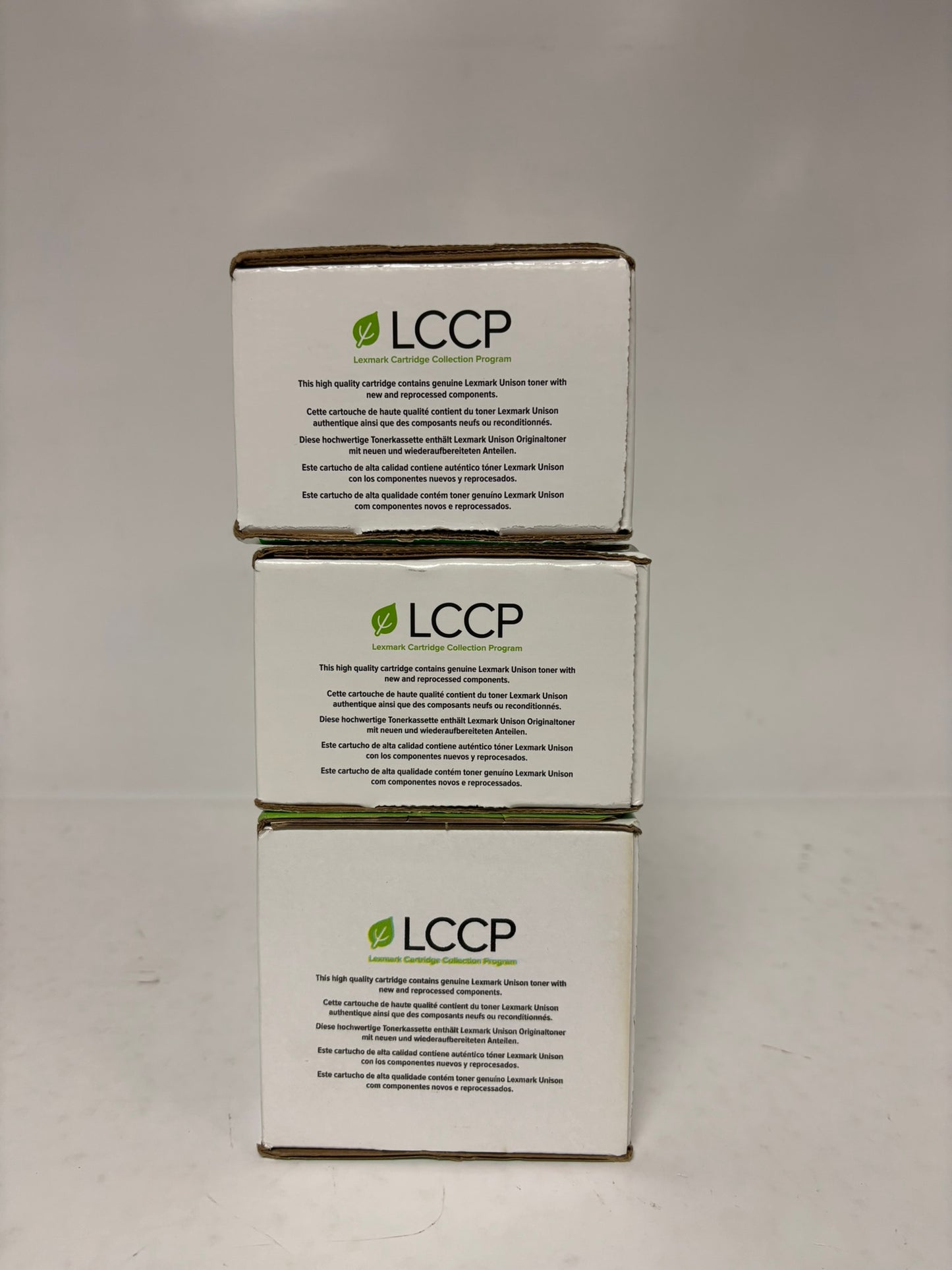 3 OEM Lexmark C2132,XC2130,XC2132 CYK Toners 24B6008,24B6010,24B6011 (No Mag)
