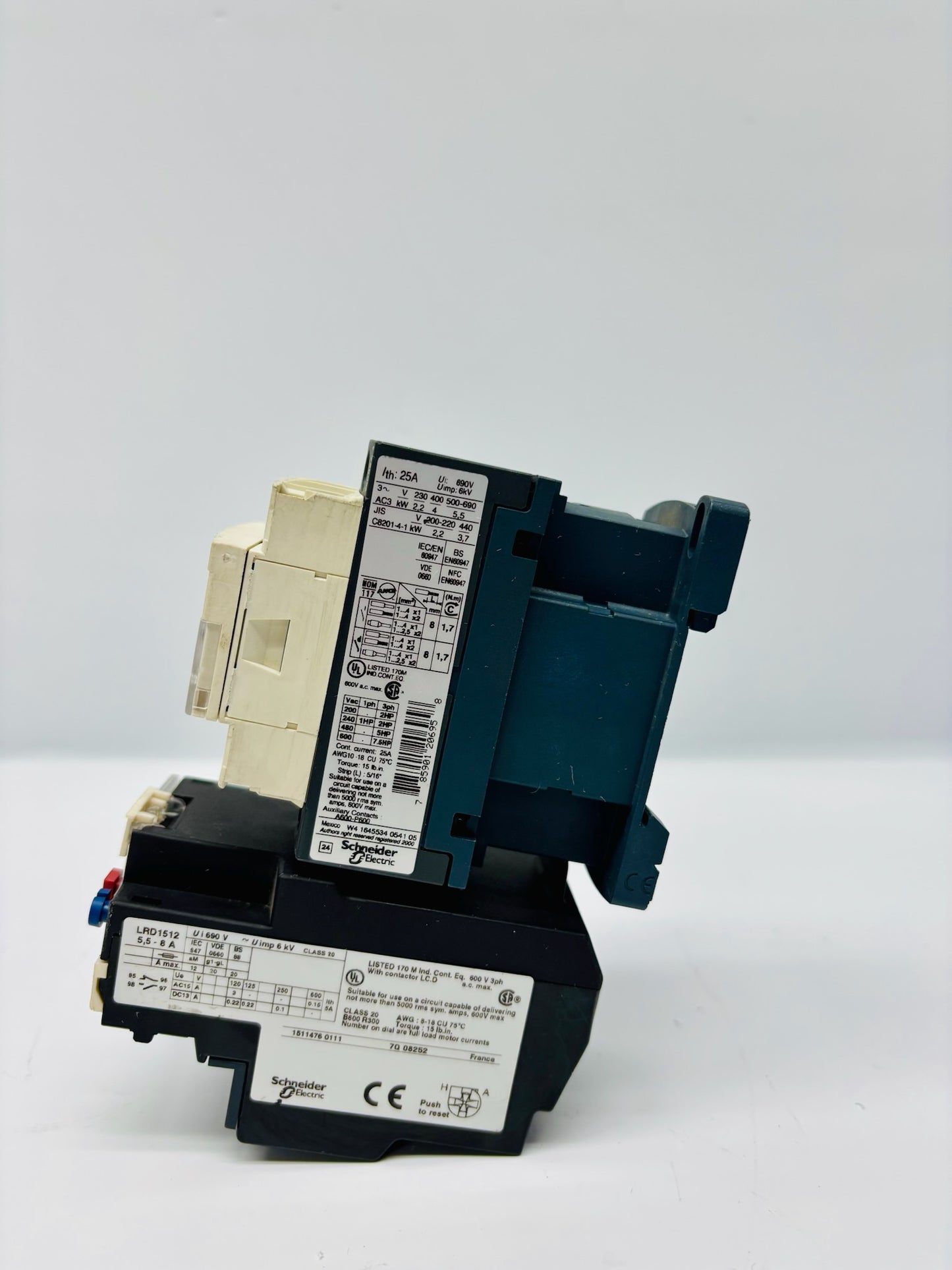 Telemecanique LRD1512 Thermal Overload Relay