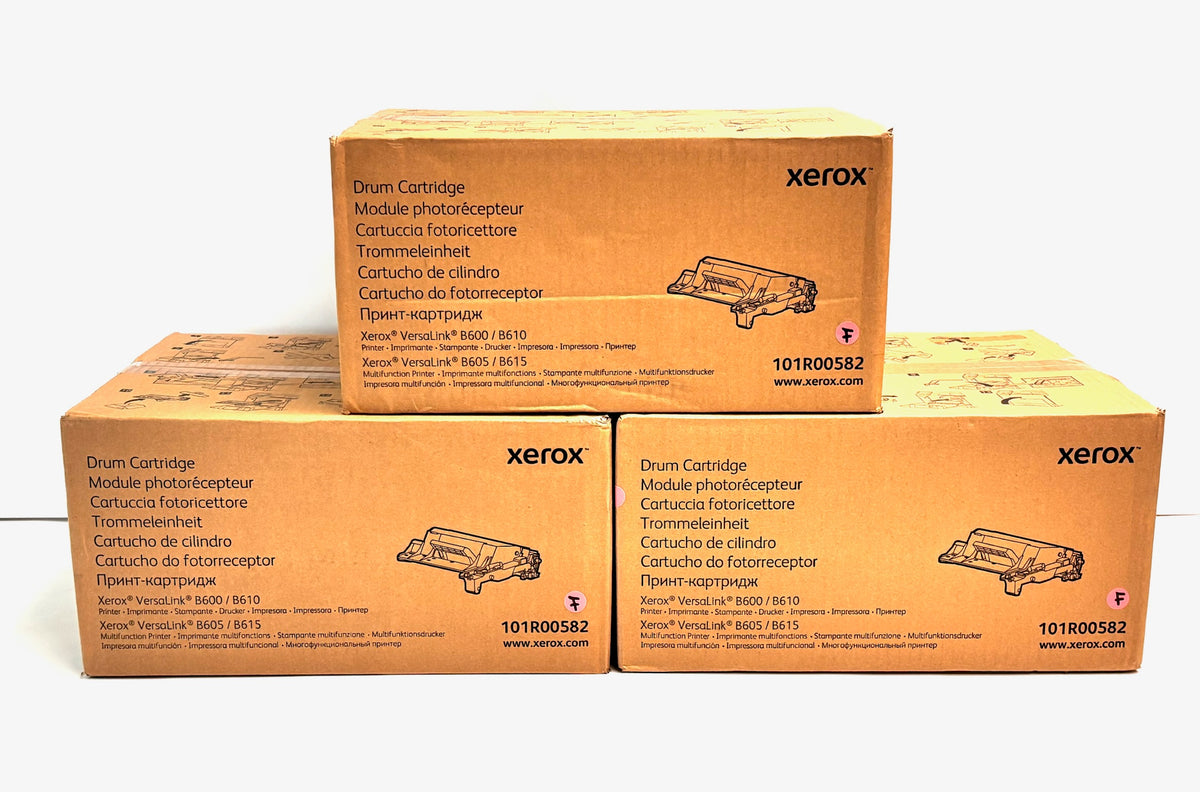 3 Genuine Xerox VersaLink B600DN,B615XTP,B610 Drum Cartridge 101R00582