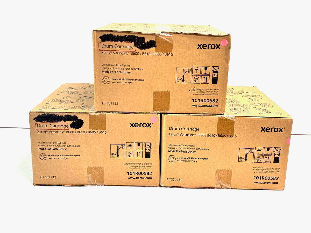 3 Genuine Xerox VersaLink B600DN,B615XTP,B610 Drum Cartridge 101R00582