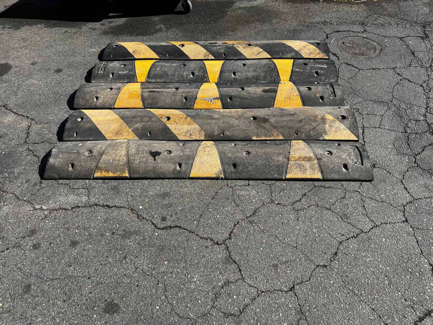6’ Clearline® Heavy Duty Oversized Alley Speed Bumps