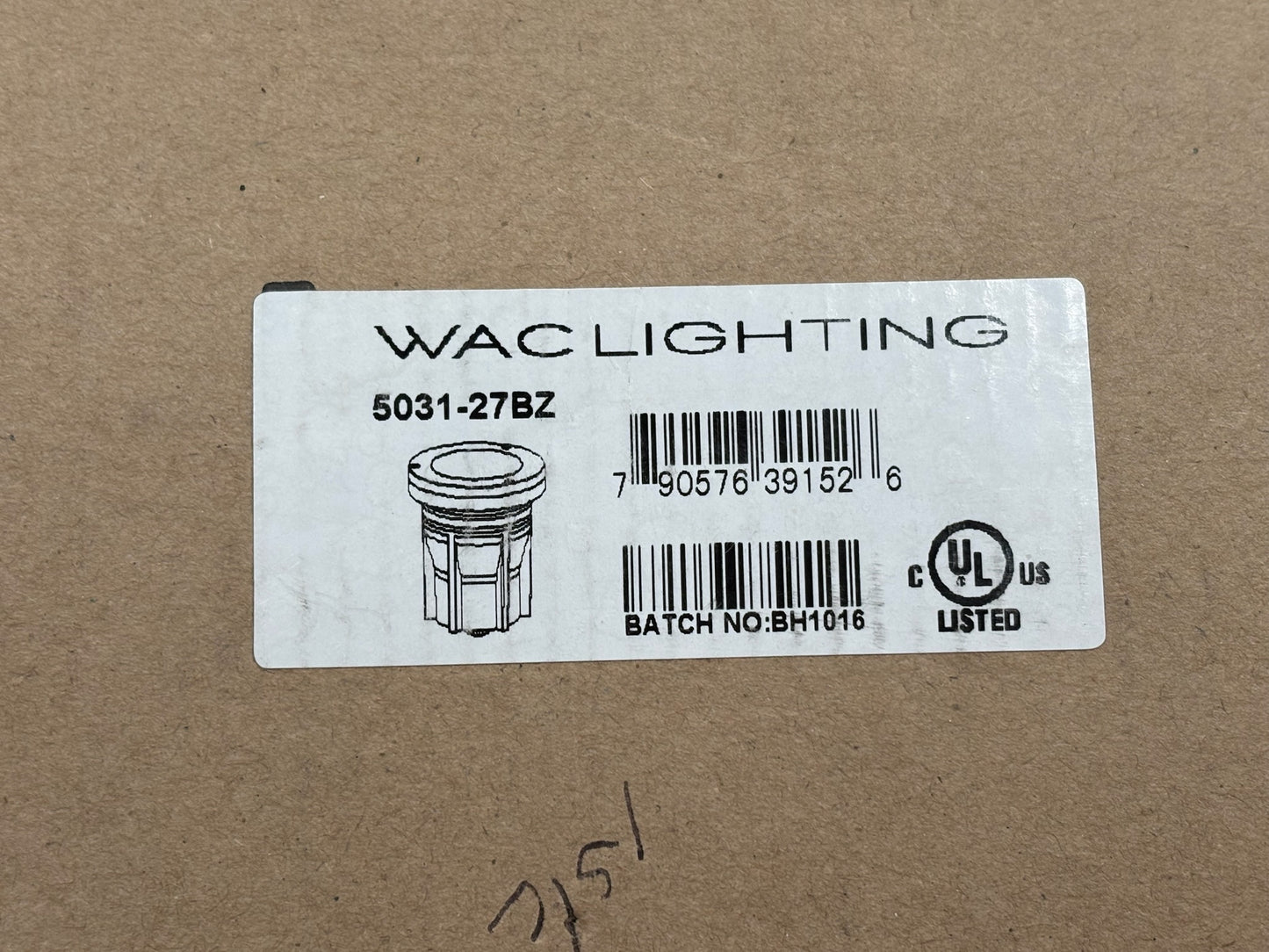 WAC Lighting 5031-27BZ 3" Bronze Inground Adjustable Beam LED Well Light