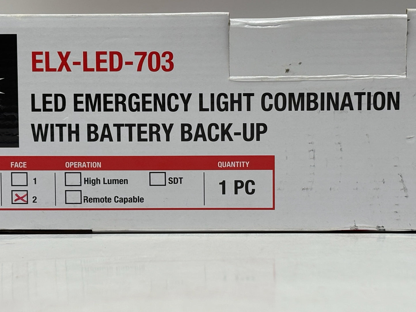 Elite ELX-LED-703 LED Exit & Emergency Light Combo with Battery Backup