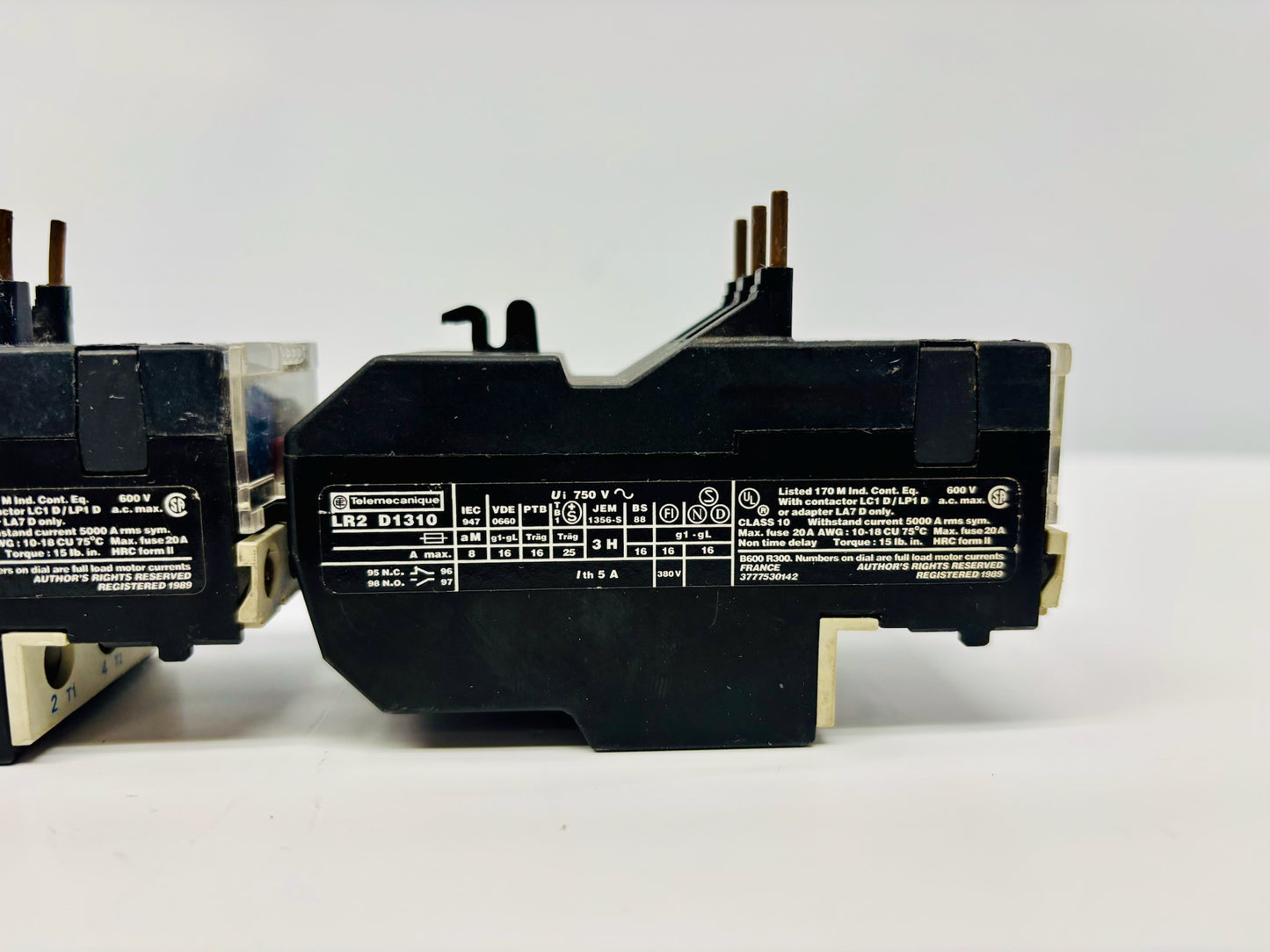3 Pk Telemecanique LR2 D1310 Thermal Overload Relay 4–6 A 3‑Pole