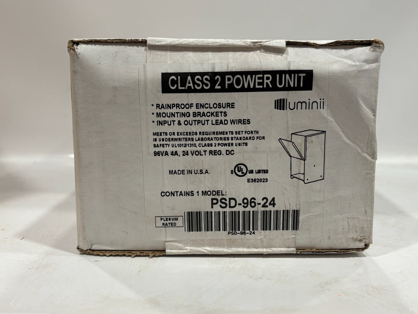 Luminii PSD-96-24 96W 24V DMX Dimmable LED Power Supply, Class 2