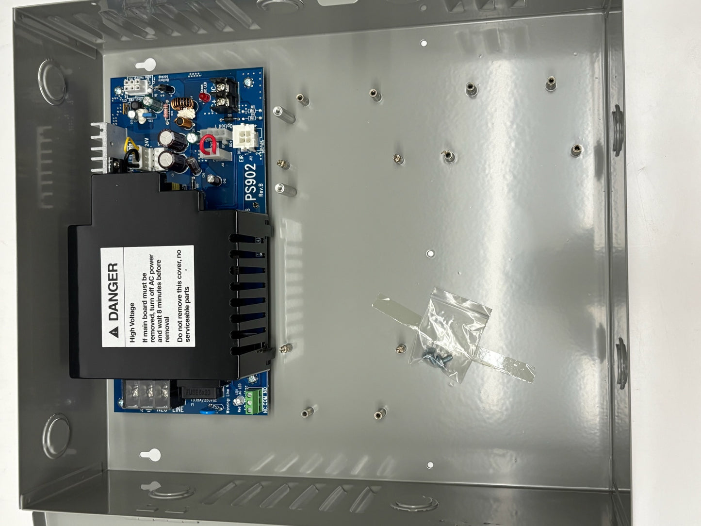Schlage PS902-2RS 2A 12/24VDC Power Supply with 2-Relay Board & Enclosure
