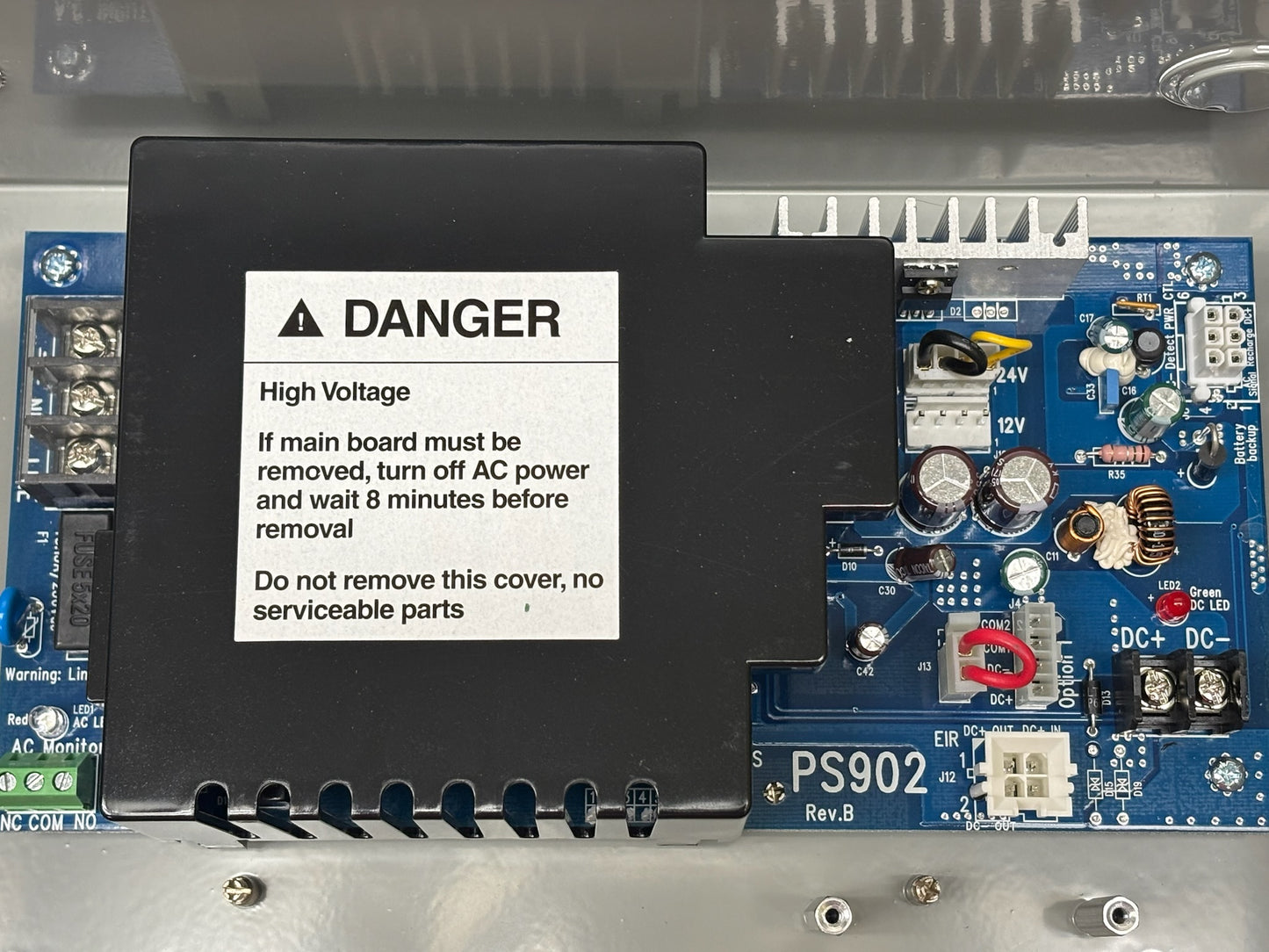 Schlage PS902-2RS 2A 12/24VDC Power Supply with 2-Relay Board & Enclosure