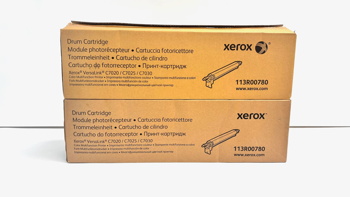 2 Open Sealed OEM Xerox VersaLink C7020, C7025 Drum Cartridge 113R00780