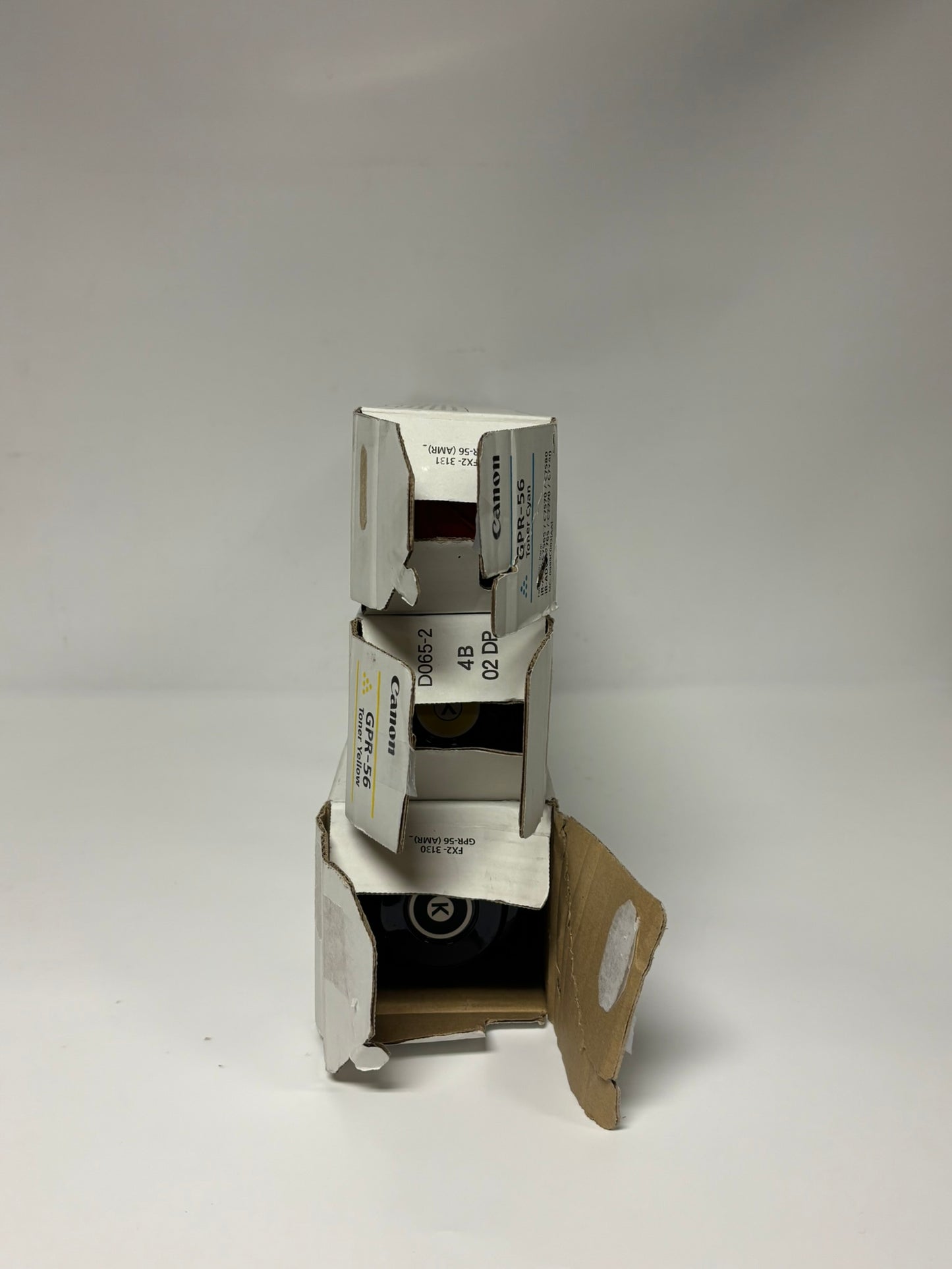 3 Open Genuine Canon IRA C7565,C7570,C7580,C7765,C7770 GPR-56 CYK Toners