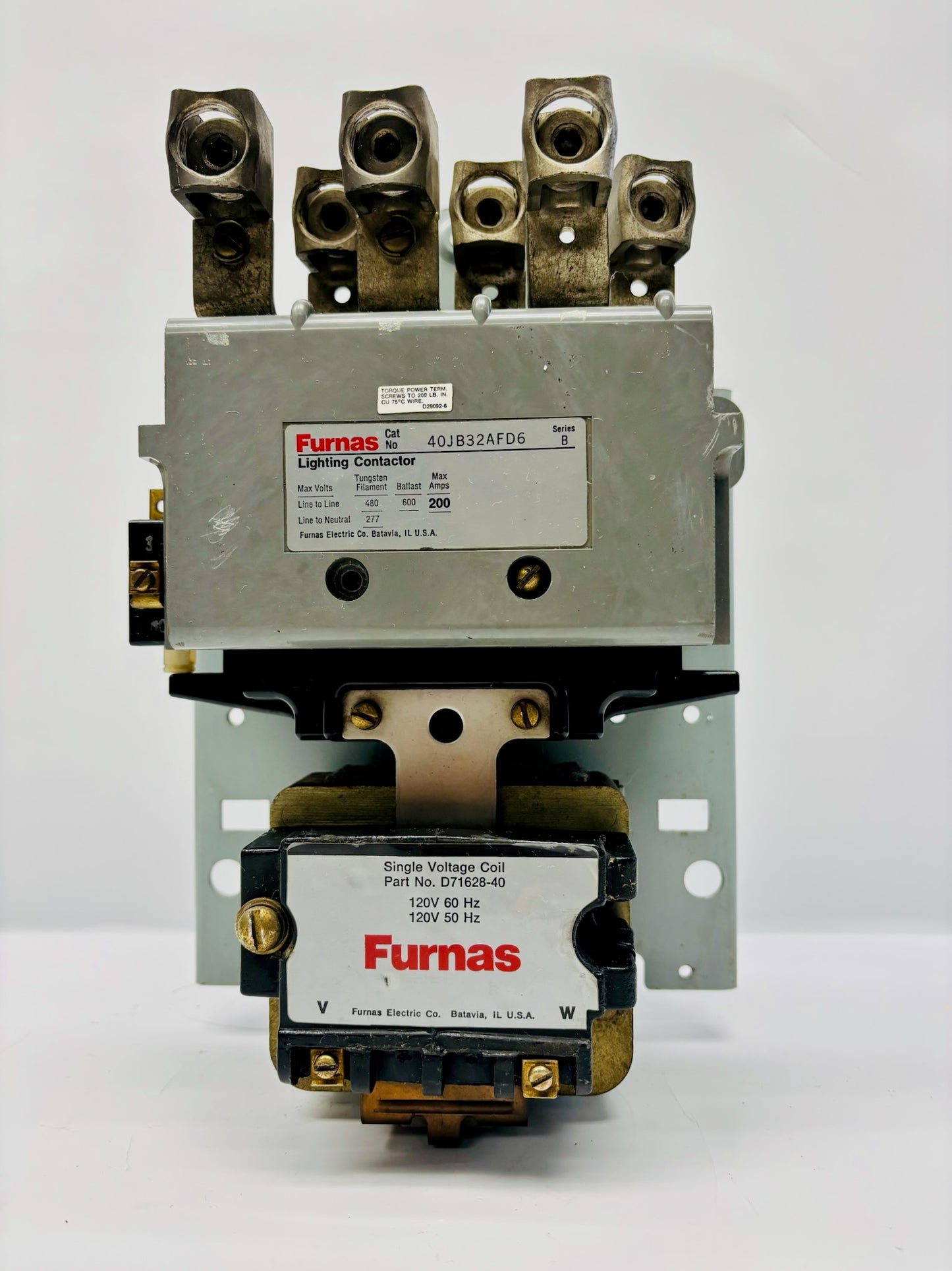 Furnas 40JB32AFD6 Size 4 Magnetic Contactor