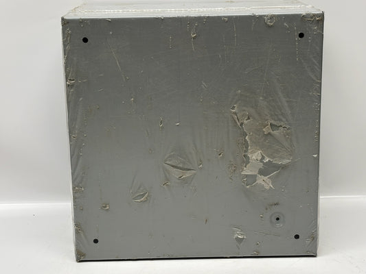 Cooper 12128SC-NK 12x12x8 Steel Junction Box, No Knockouts