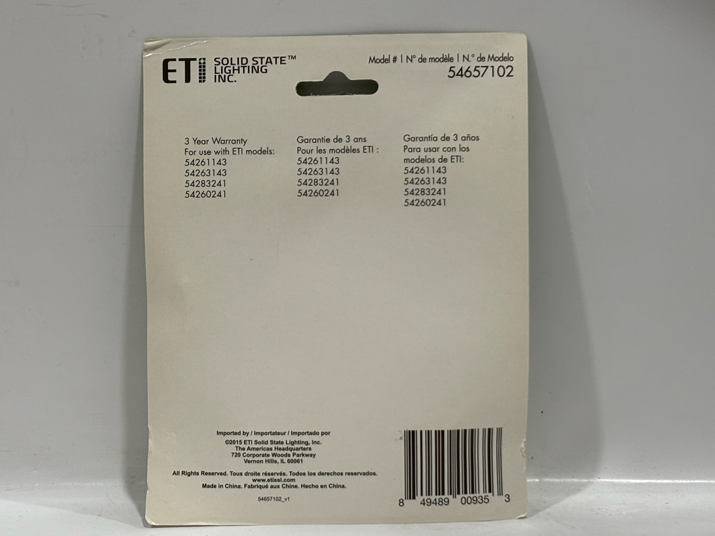 12 PK ETI 54657102 4″ Round Steel Junction Box Cover Plate