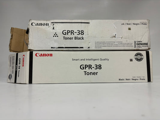 2 Open OEM Canon imageRUNNER 6055, 6065, 6765, 6780 Black Toners GPR-38 / GPR38
