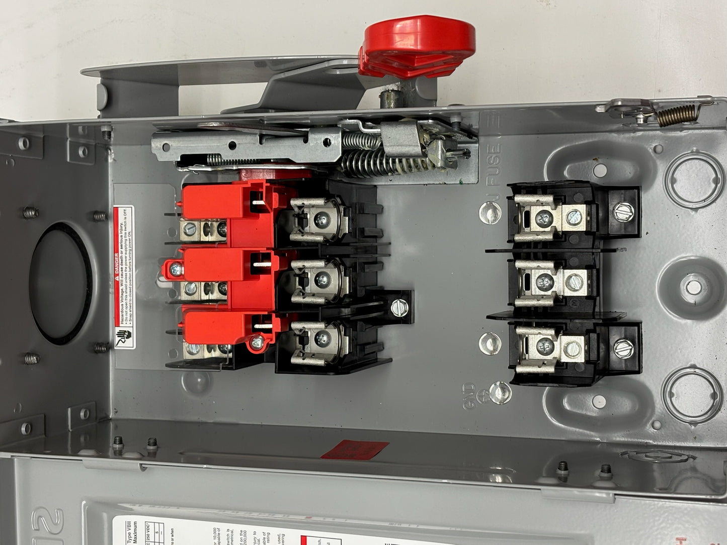 Siemens HF361R 30A 600V 3-Pole Fusible Safety Switch, NEMA 3R