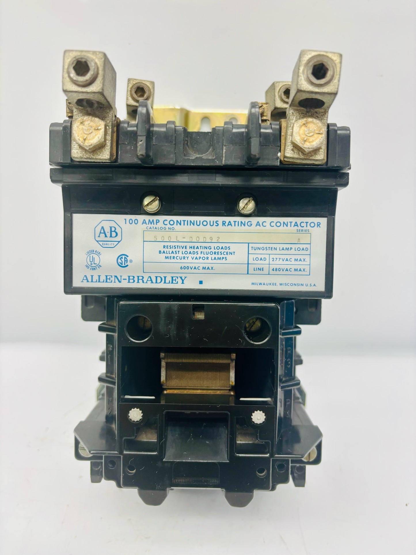 Allen-Bradley 500L-DOD92 Lighting Contactor 100A