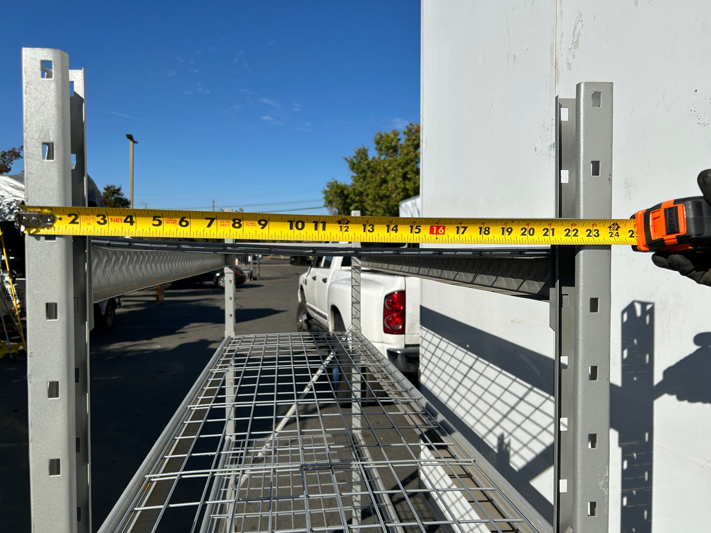 Bulk Storage Rack - Wire Decking, 77 x 24 x 72" Shelving 4 levels