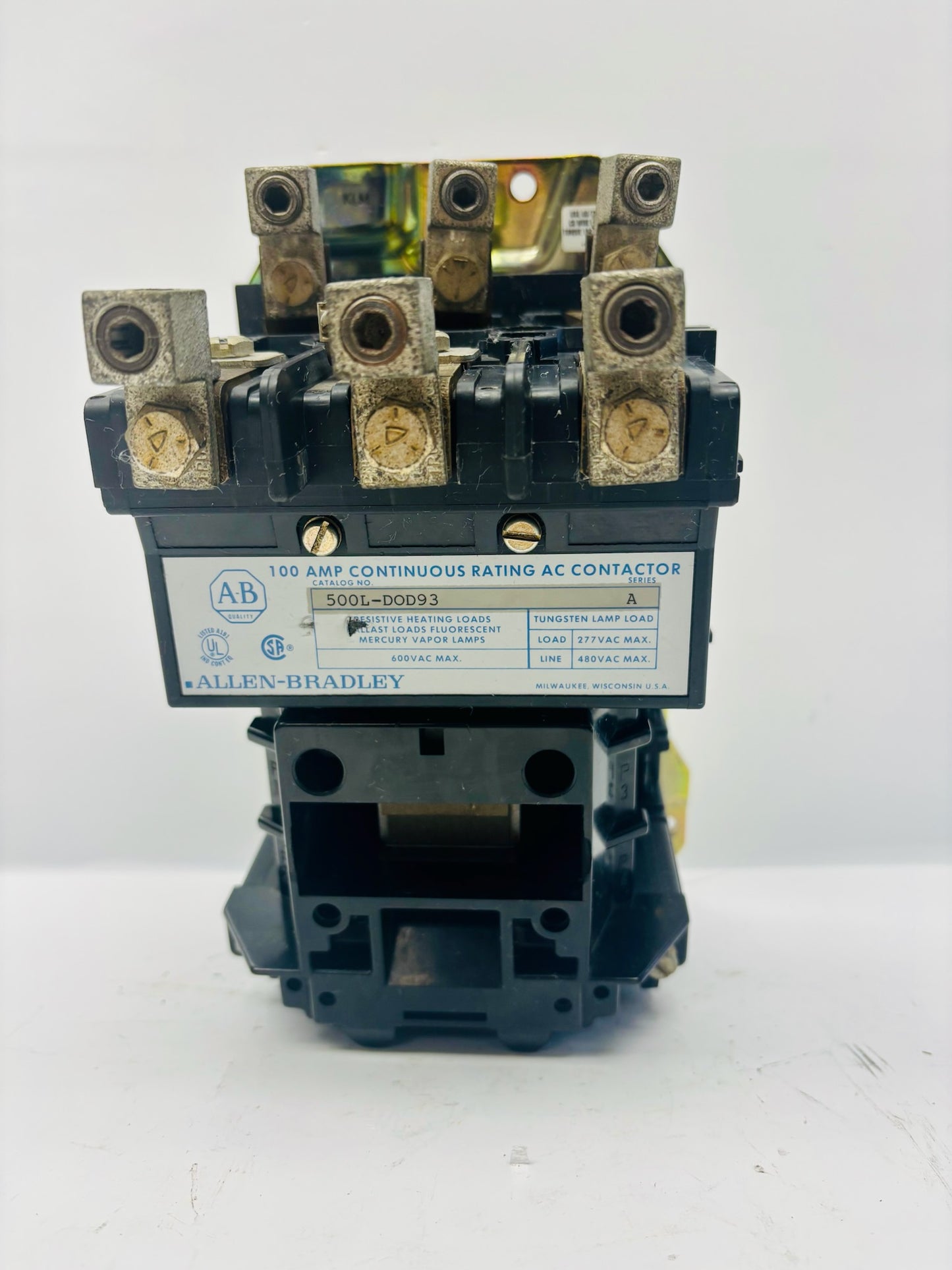 Allen-Bradley 500L-DOD93 Lighting Contactor 100A
