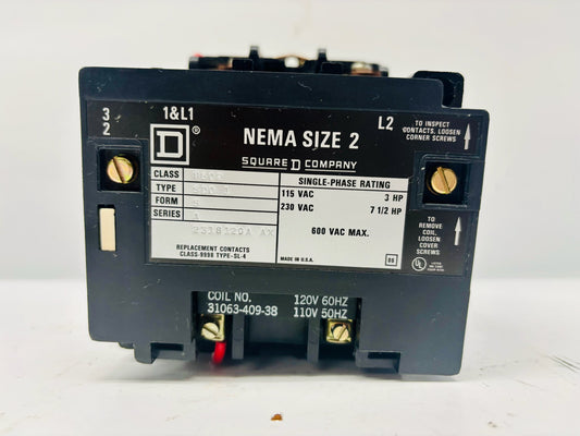 Square D 8502SDO1 Industrial Control Switch