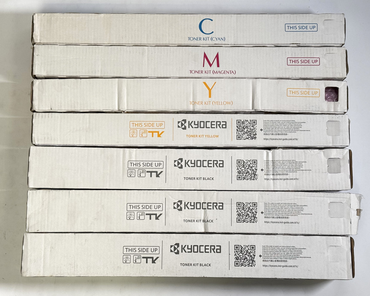 7 OEM Kyocera TASKalfa 3552ci,3553ci,4052ci TK-8527 CMYYKKK Toner (1 Open Black)