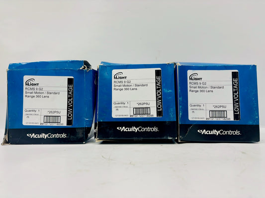 3 Pk Acuity Controls RCMS 9 G2 Ceiling Mount Occupancy Sensor