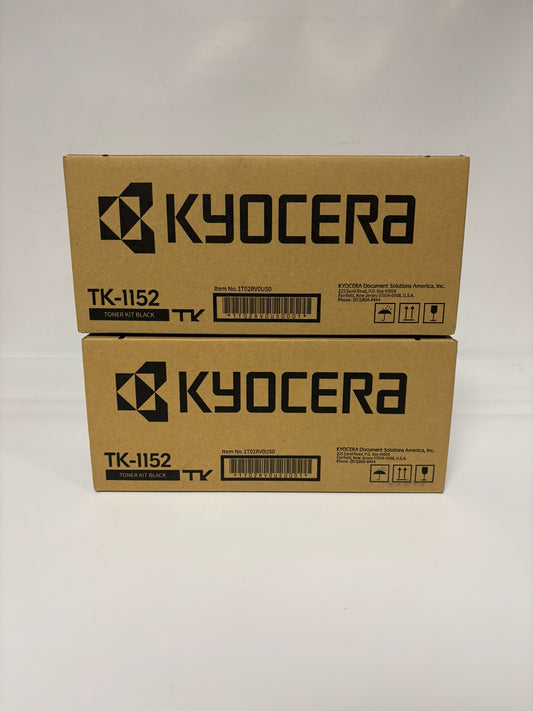 2 OEM Kyocera Copystar ECOSYS M2135dn,2635,P2235 Black Toners TK-1152