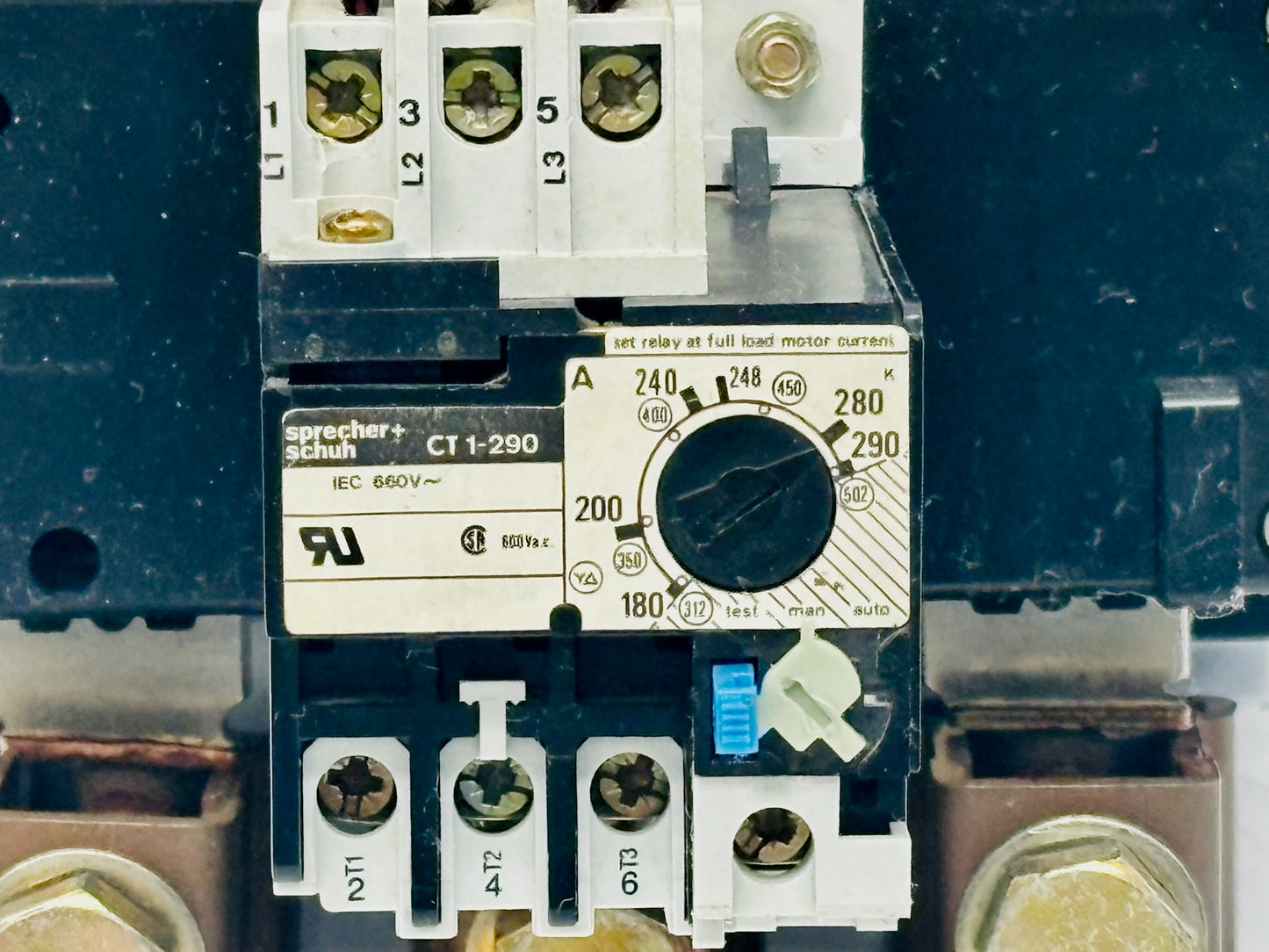 Sprecher + Schuh CT1-290 Thermal Overload Relay