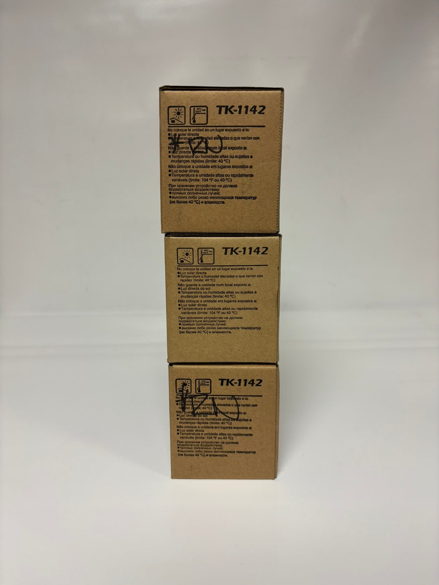 3 OEM Kyocera Copystar M2035dn,M2535dn,FS-1035,FS-1135 Black Toners TK-1142