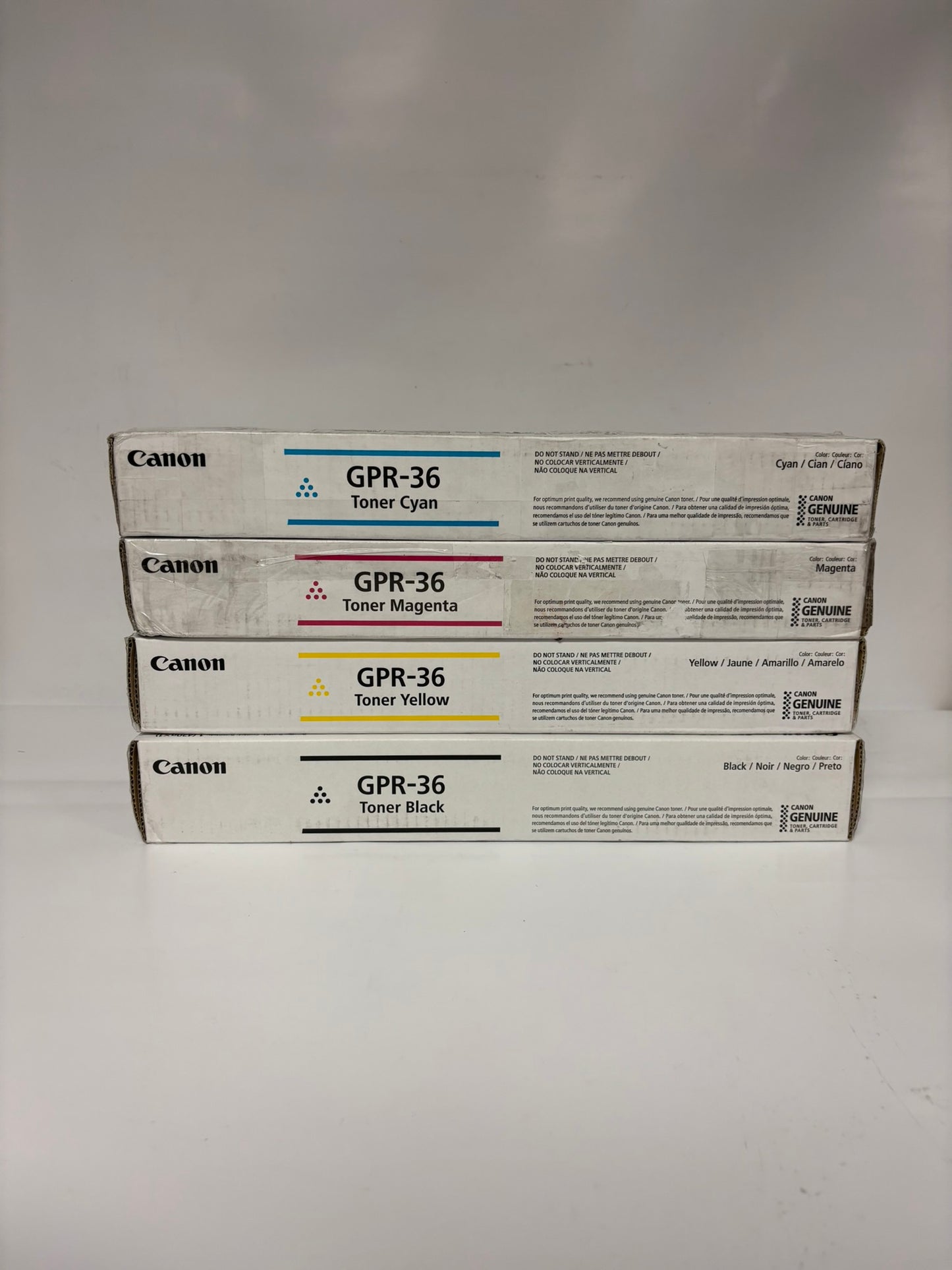 4 Genuine Canon iR ADV C2020,C2030,C2230 GPR-36 CMYK Toners