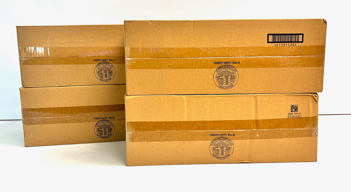 4 Genuine Xerox VersaLink C600,C605 Mag Yellow & Black Drums 108R01486,1487,1488