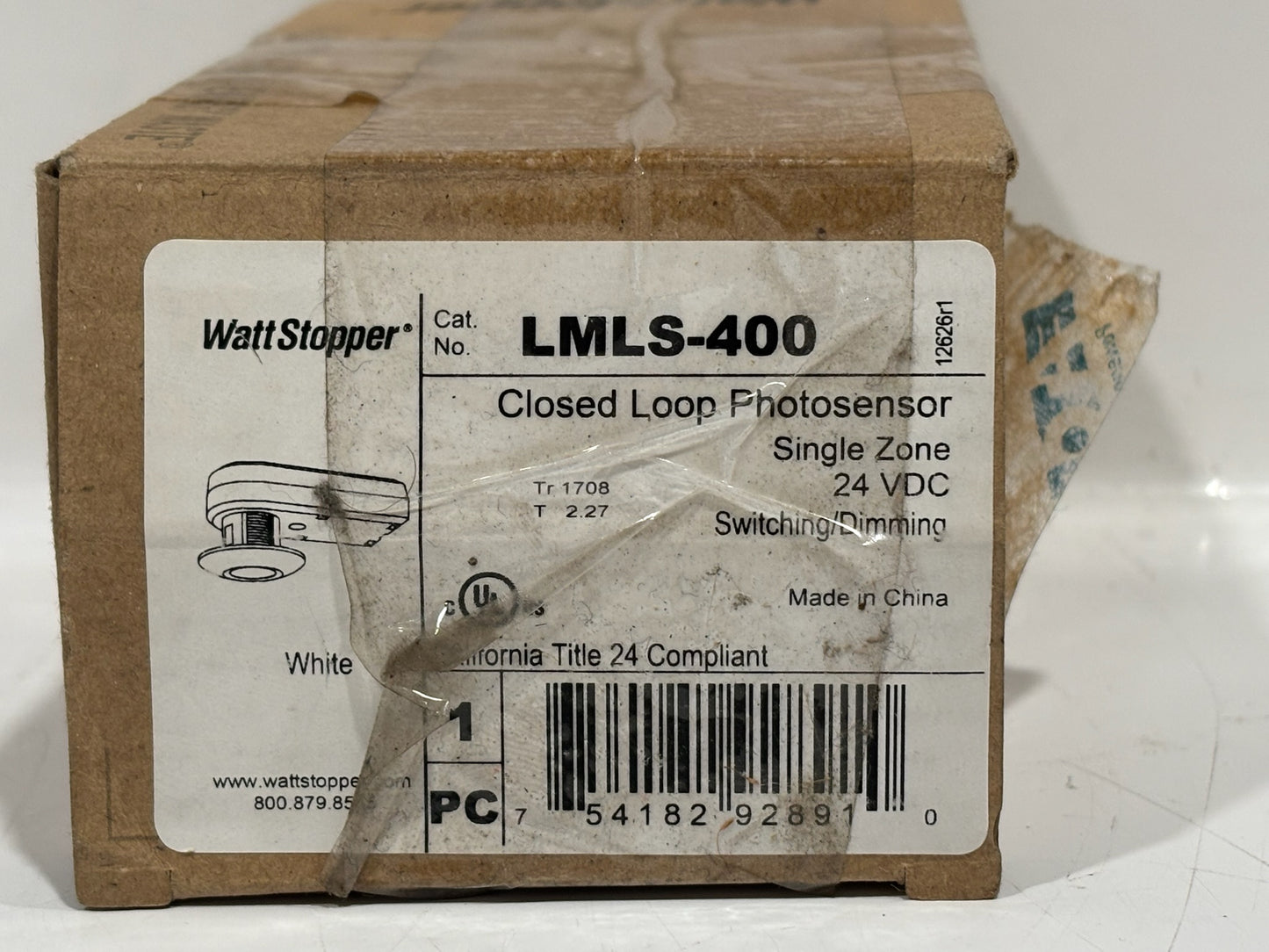 WattStopper LMLS-400 Digital Daylight Sensor for DLM Systems, 24VDC