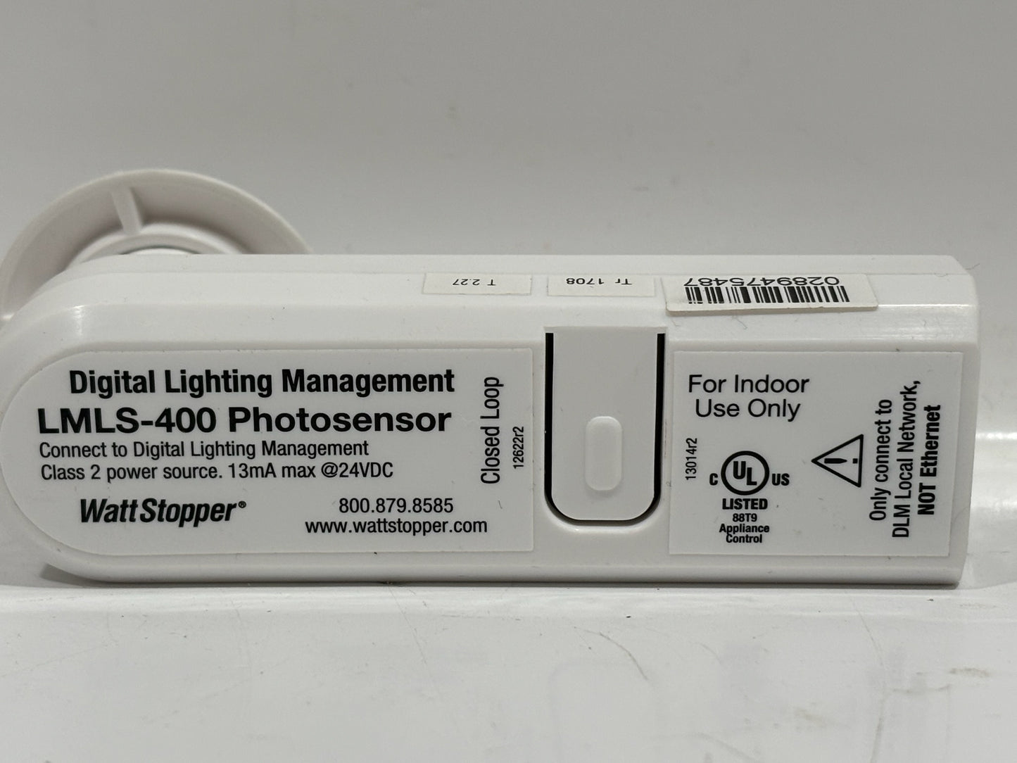 WattStopper LMLS-400 Digital Daylight Sensor for DLM Systems, 24VDC