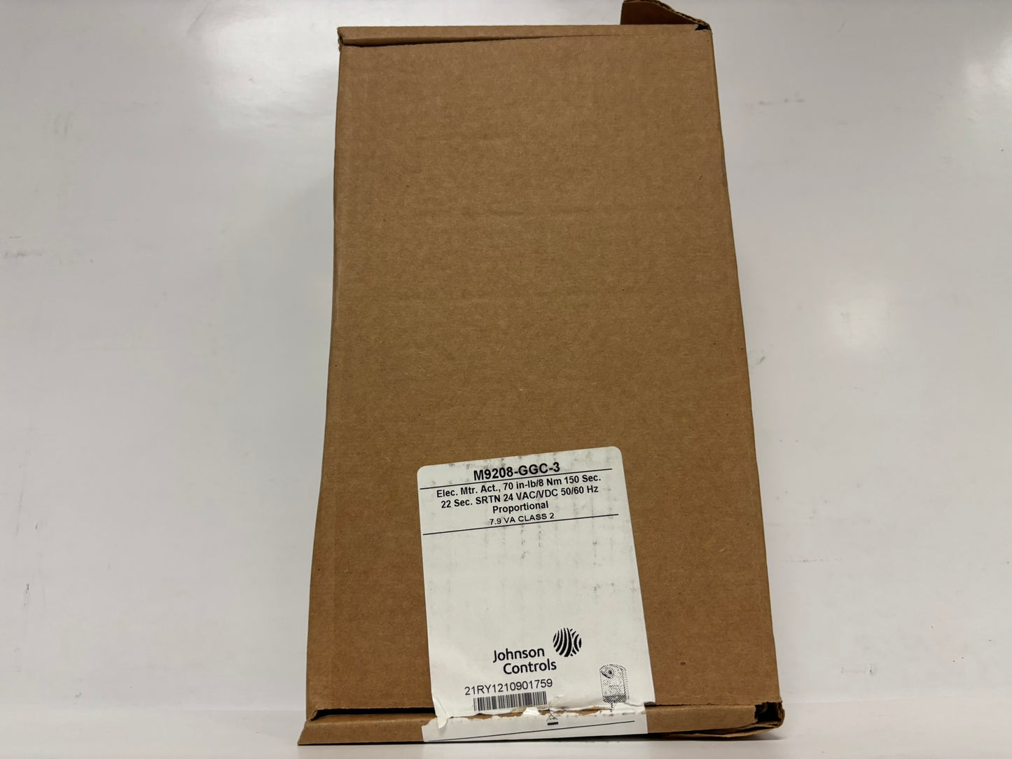 Johnson Controls M9208-GGC-3 Modulating Actuator, 24V-3NM, 70 in-lb/8 Nm-50/60HZ