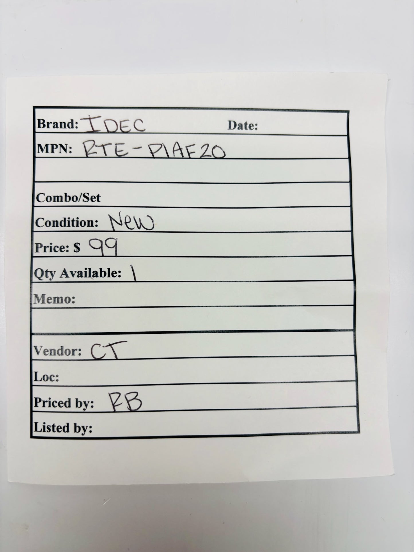 IDEC RTE-P1AF20 Multifunction Analog Timer Relay 10A