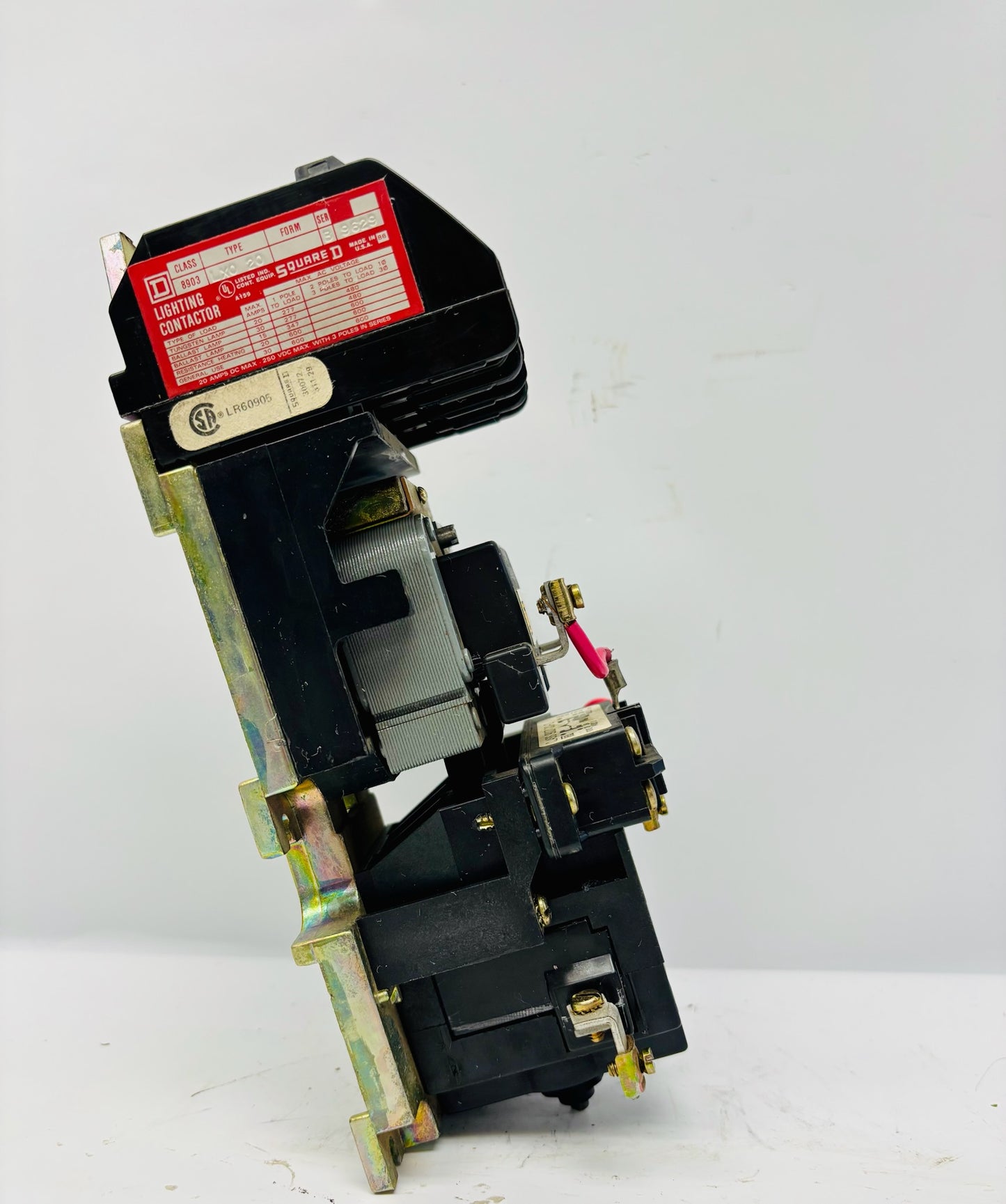 Square D 8903LX020 30A 2-Pole Mechanically Held Lighting Contactor