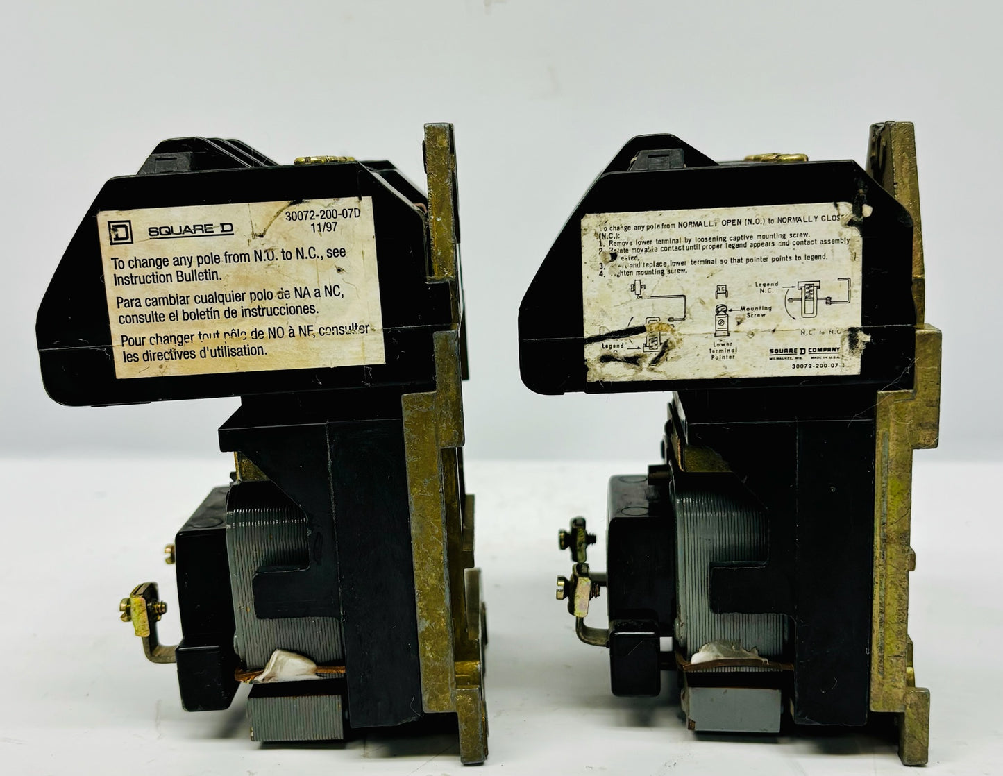 2 Pk Square D 8903L040 40A 4-Pole Lighting Contactor