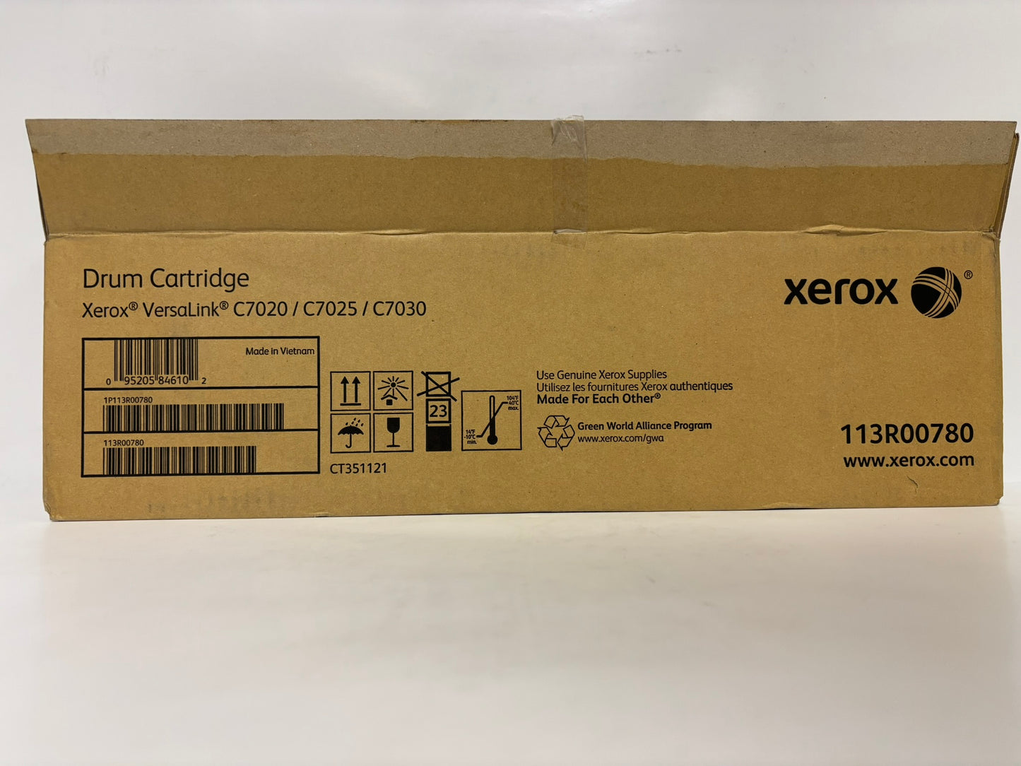 Open Genuine Xerox VersaLink C7020, C7025 C7030 Drum Cartridge Unit 113R00780