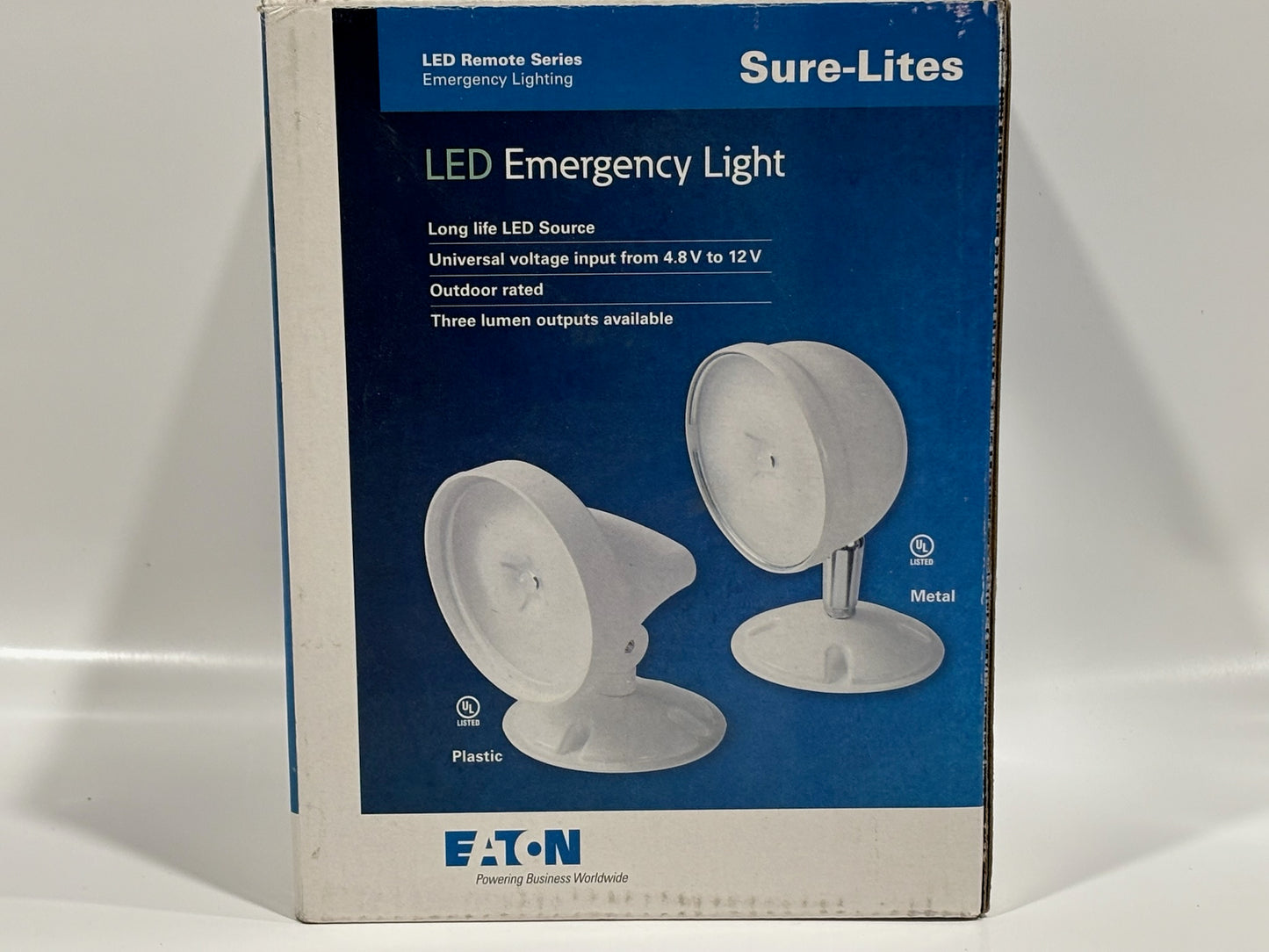 Sure-Lites SRP25WH Single-Head Surface-Mount LED Emergency Remote Light