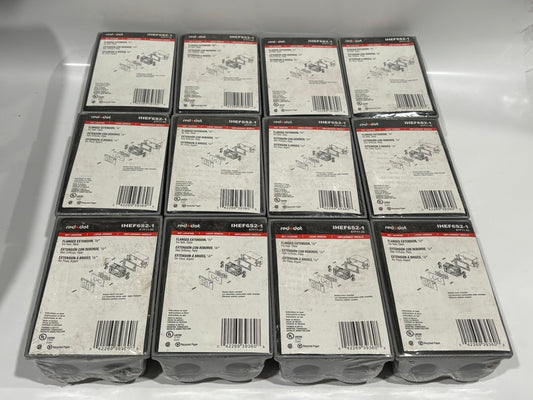 Red Dot IHEF652‑1 – 1‑Gang Die‑Cast Aluminum Flanged Extension Adapter