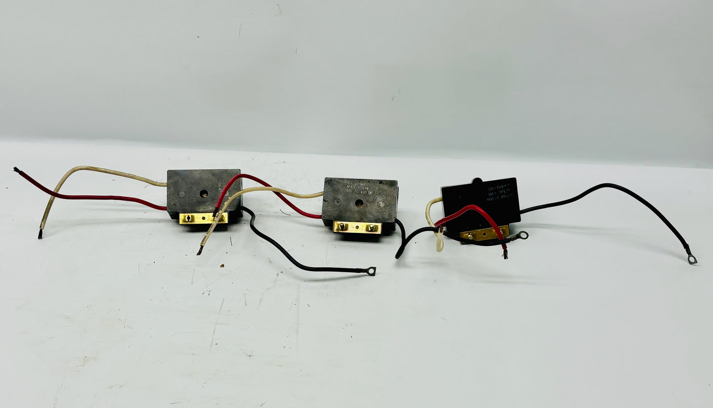 3 Pk General Electric CR-103 A1 Momentary Industrial Pushbutton