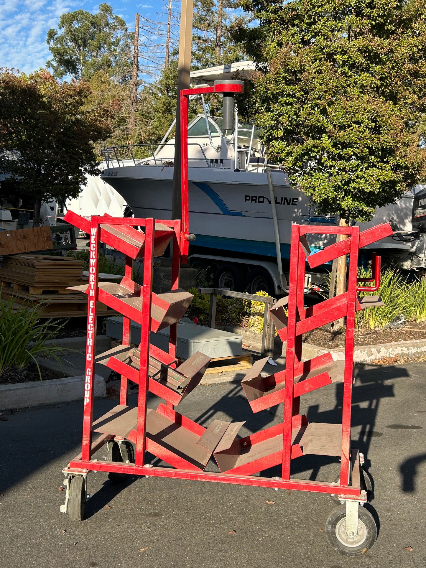 SouthWire SIMpull™ CoilPAK™ Cart CK-01 For (8) Payoffs with integrated System