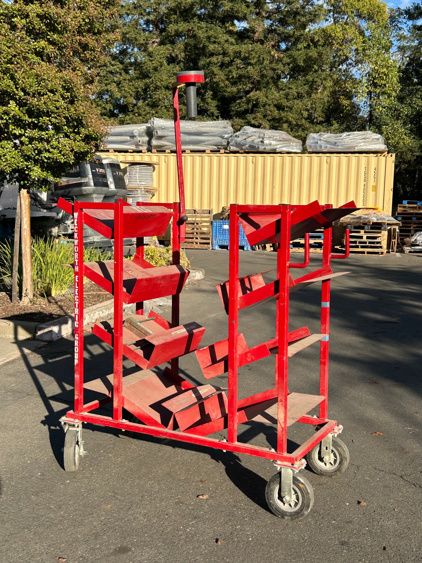 SouthWire SIMpull™ CoilPAK™ Cart CK-01 For (8) Payoffs with integrated System