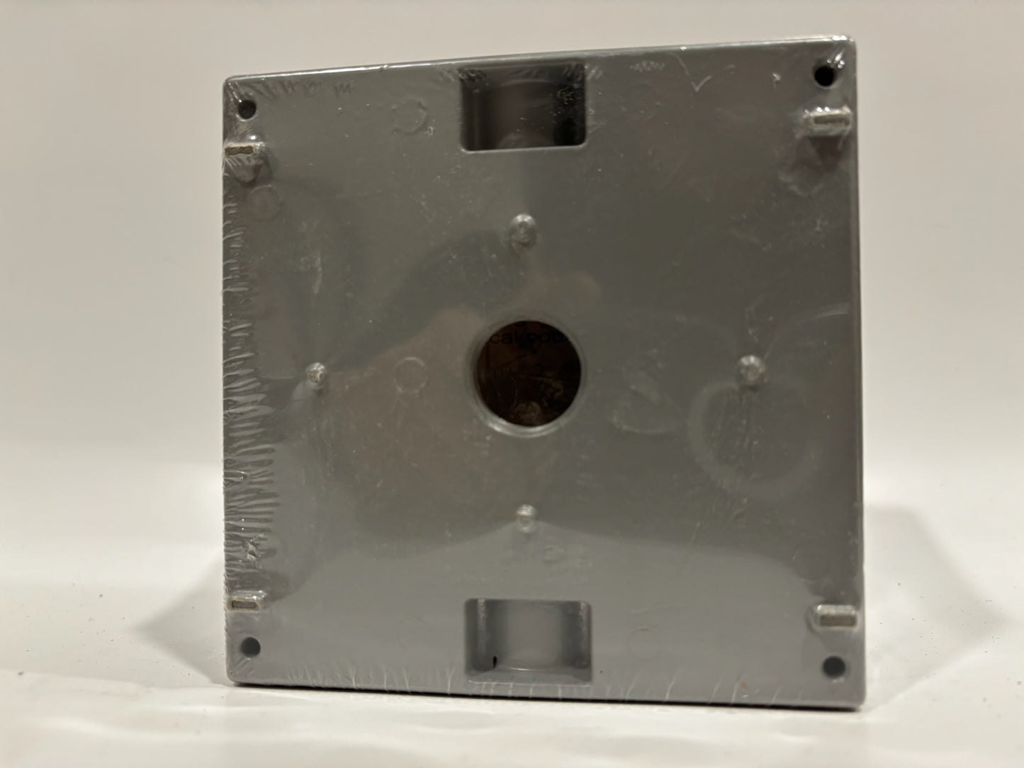 4 PK Orbit 2B50-3 2-Gang Weatherproof Box with ½" Hubs, Aluminum, Gray