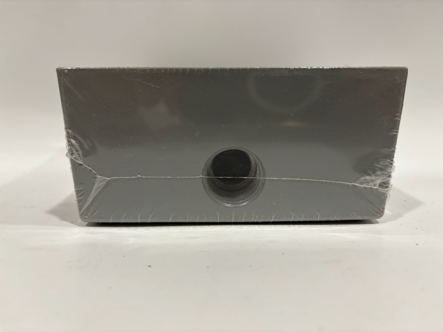 4 PK Orbit 2B50-3 2-Gang Weatherproof Box with ½" Hubs, Aluminum, Gray