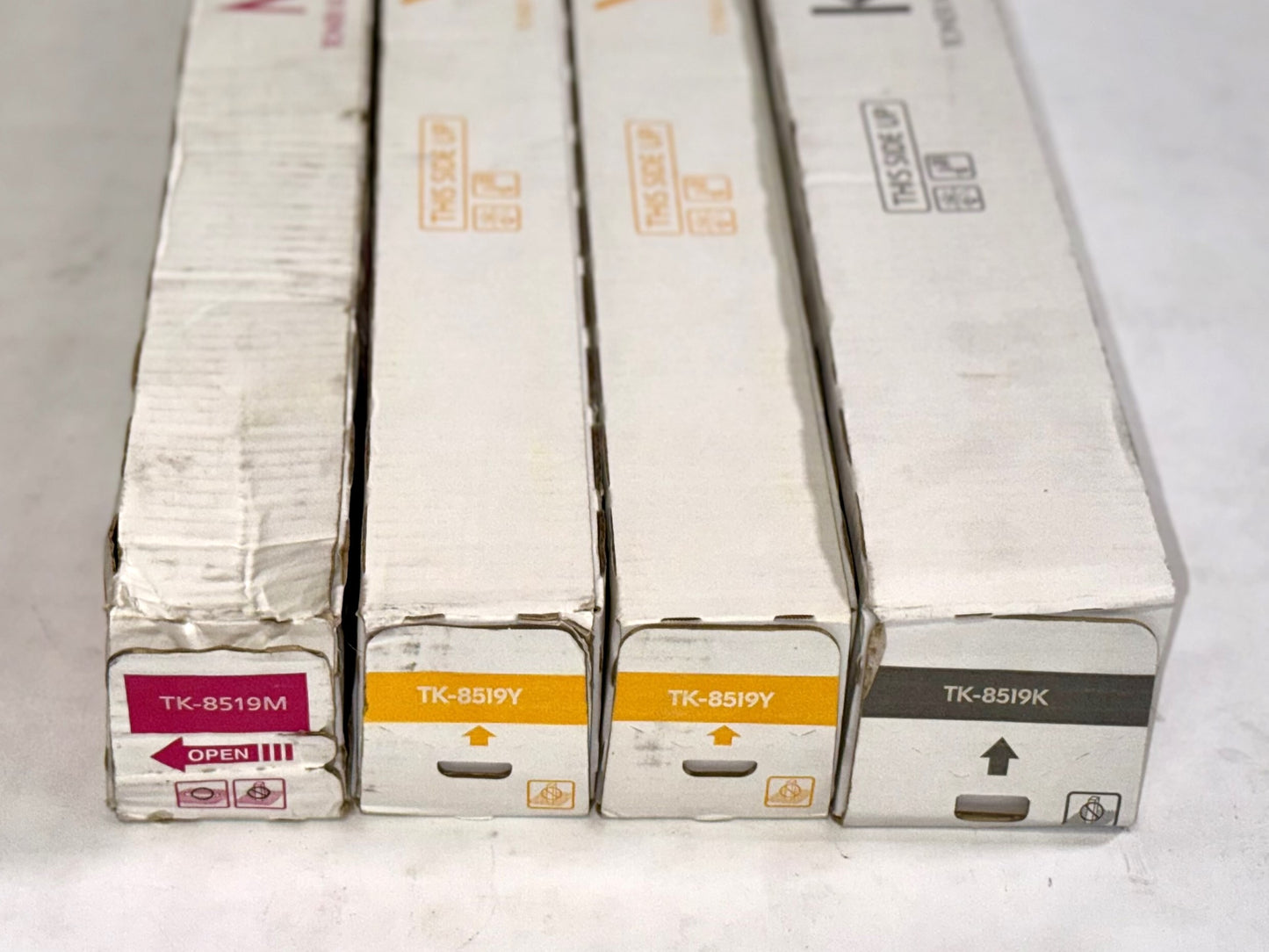 4 OEM Kyocera / Copystar TASKalfa 5052ci,5053ci,6052ci,6053ci TK-8519 MYYK Toners