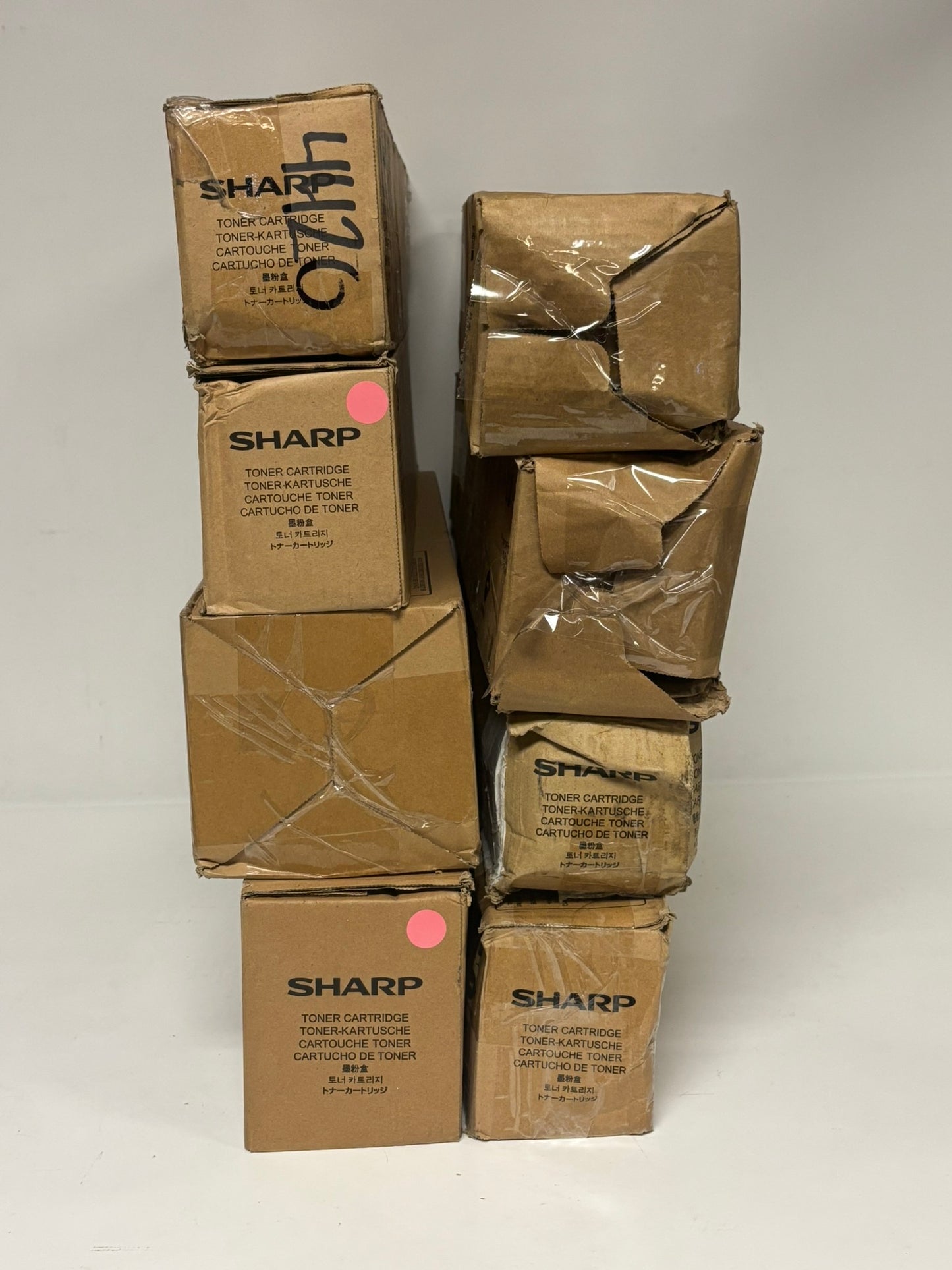 8 Cosmetic OEM Sharp MX-6240N,6500N,6580N CMYK Toners MX-62NTCA,MA,YA,BA
