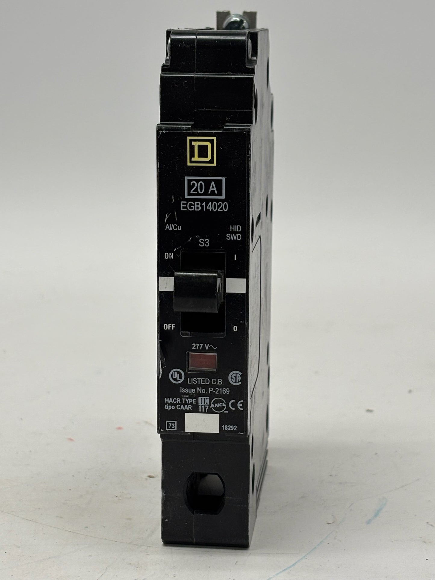 4 PK Square D EGB14020 20A 1P 277V Bolt-On Breakers New